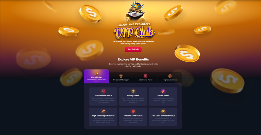 BetFury VIP Program