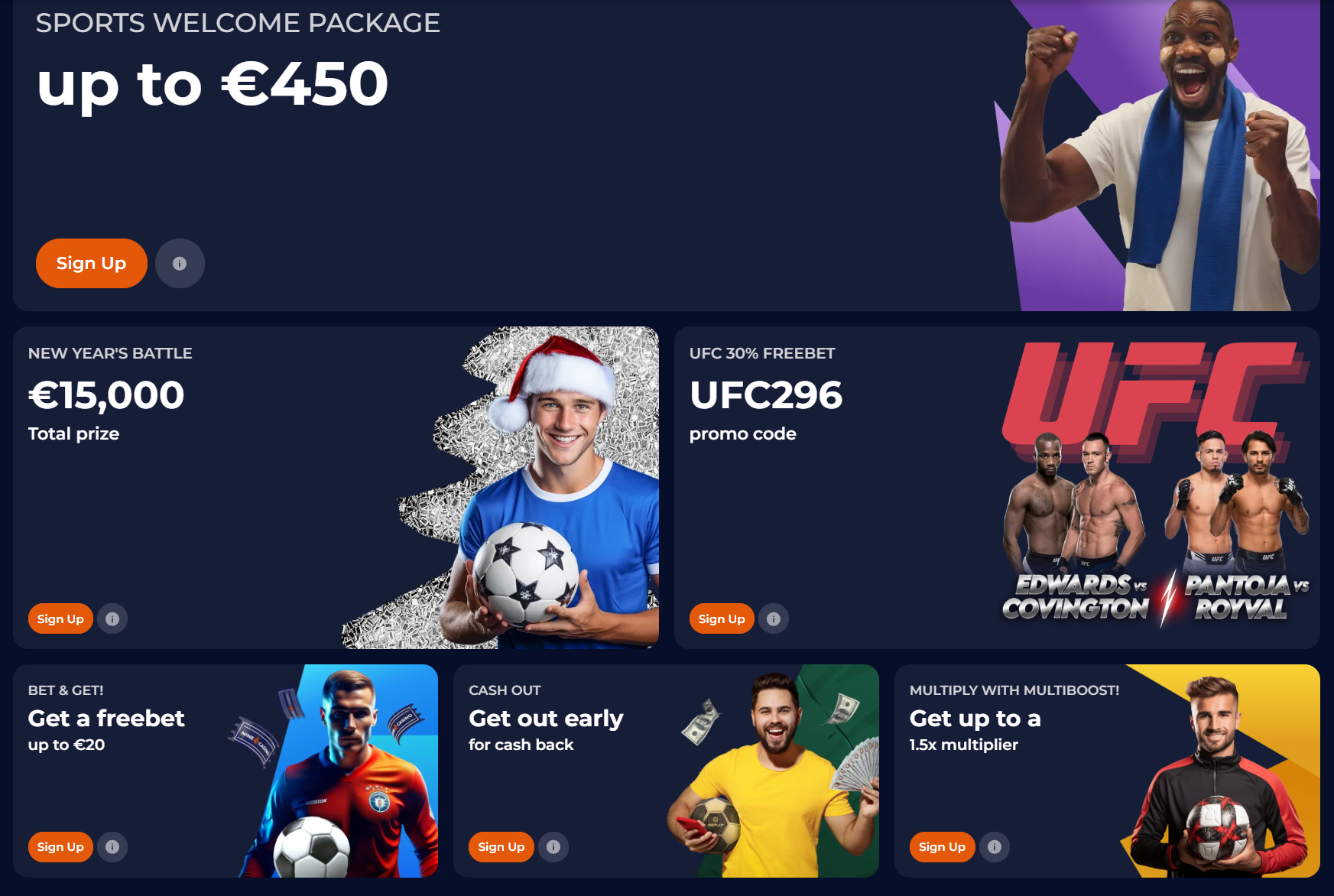 NineCasino Bonus Offers