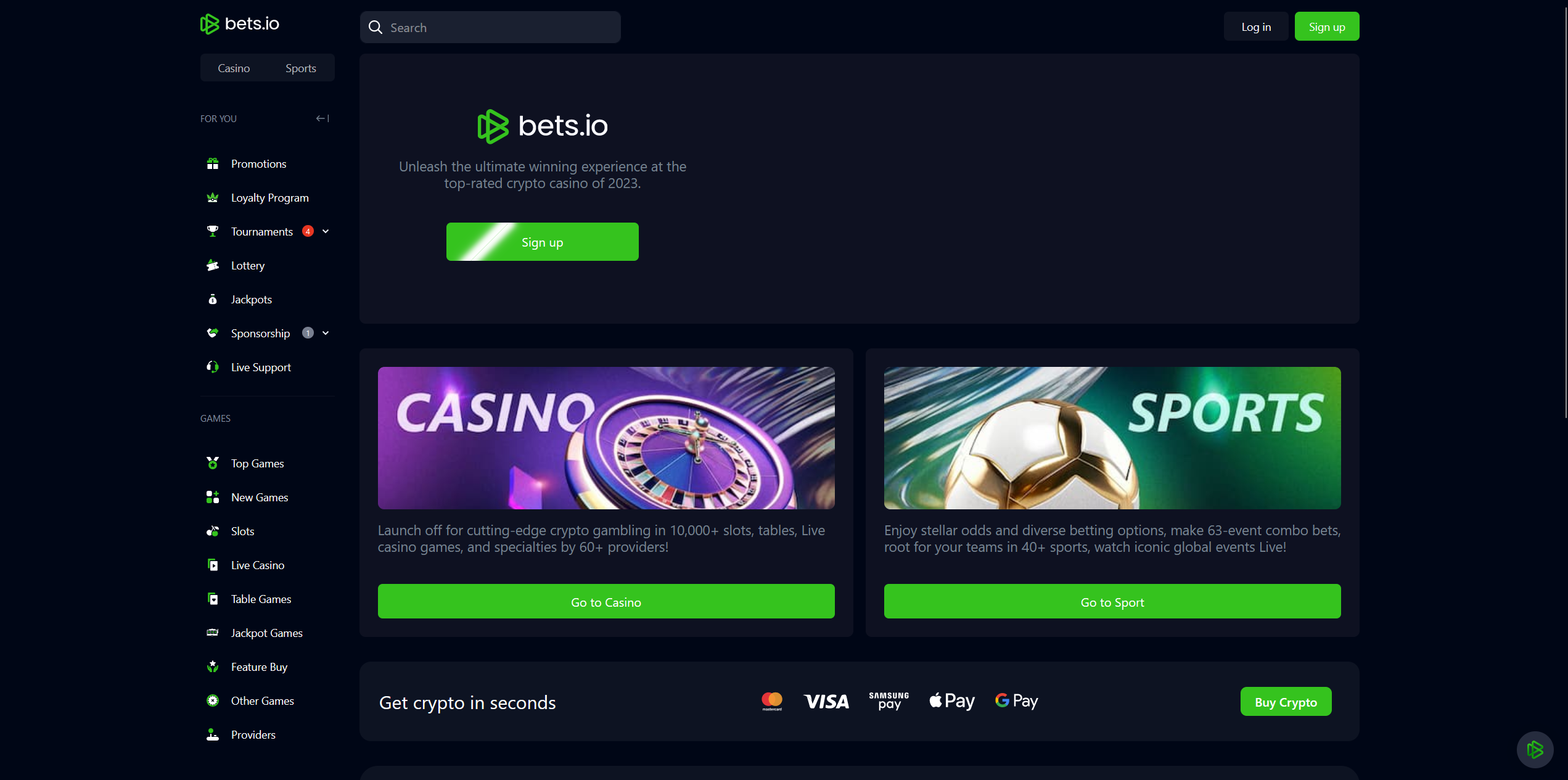 Bets.io Design