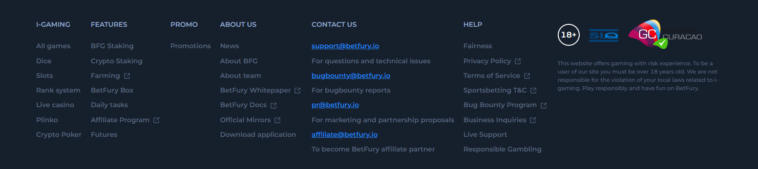 BetFury Safety