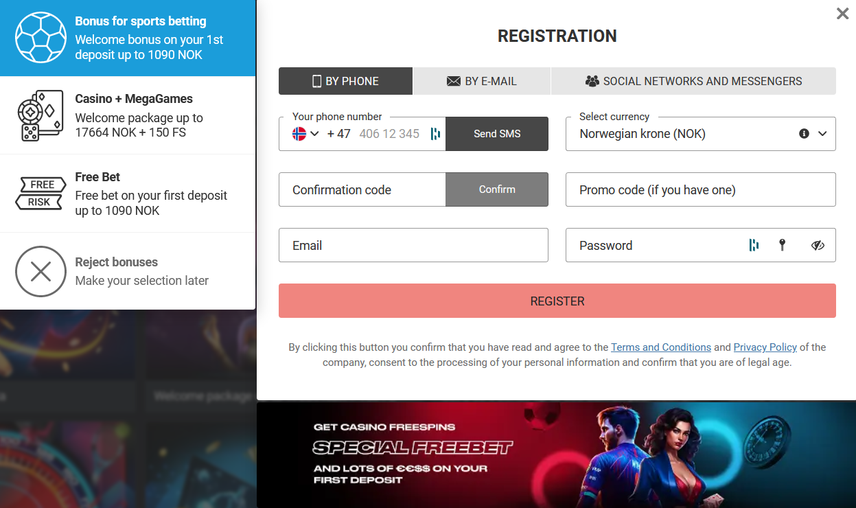 Megapari Registration